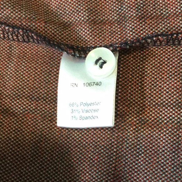 NorthStyle Navy and Red Checkered Polo Shirt - Picture 9 of 10